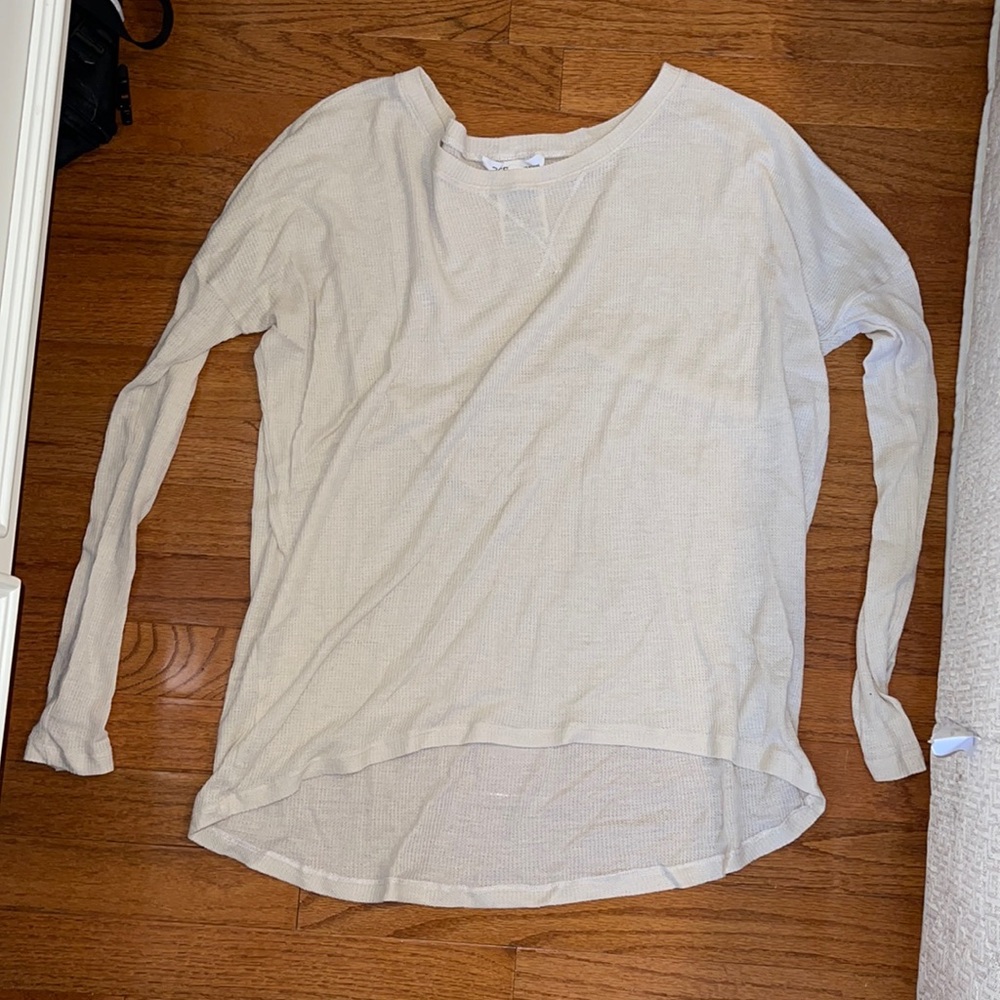 BCBG waffle long sleev